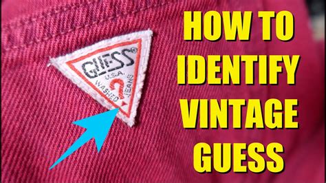 vintage clothing tags guess